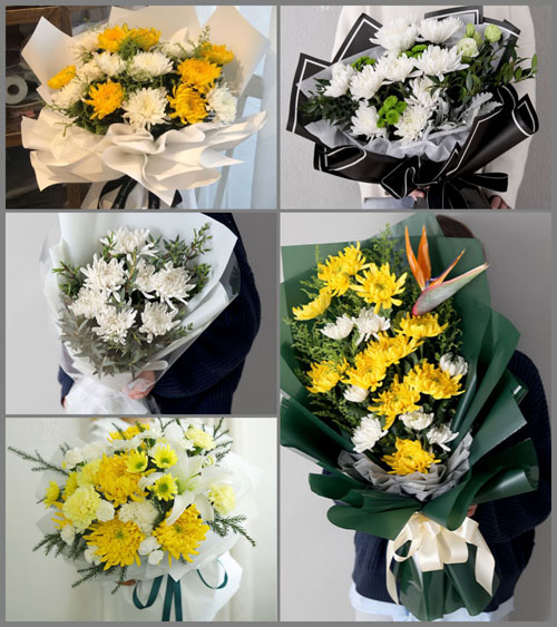 安徽滁州市明光市三界镇西王村白事花束代送